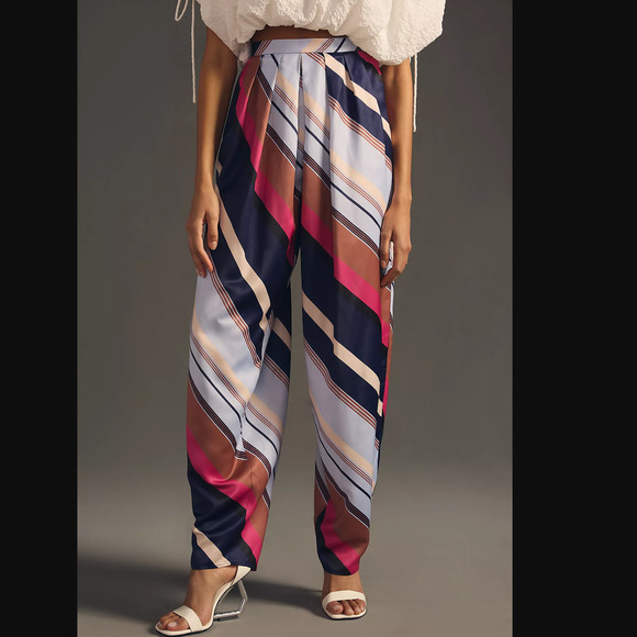 Anthropologie Silky Balloon Pants - New - Size 8 - Picture 2 of 6